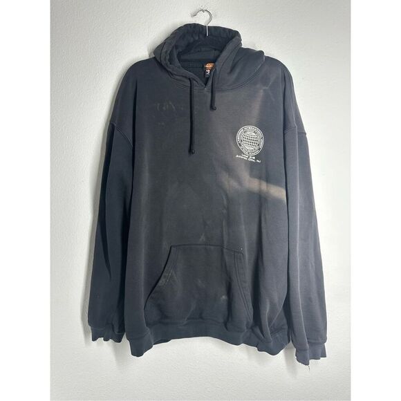 Frank Doolittle Other - Vintage Rare The Frank Doolittle Men’s Discoloured Hoodie Black Sz 2XL See Note